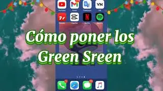 💚Cómo poner pantallas verdes/How to put green screens💚