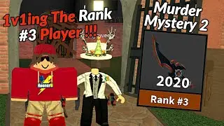 1v1ing THE RANK #3 LEADERBOARD PLAYER - GalaxyPhoenixFlames Murder Mystery 2