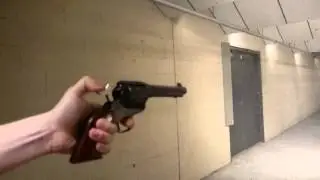 Ruger New Vaquero. 357 Magnum slow mo