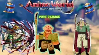 Whitebeard Is Pure DAMAGE In Anime World Tower Defense