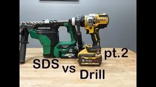24-27 | Part 2 Hammer Drill vs SDS Rotary Hammer | SDS ep.17 | DeWALT DCD999