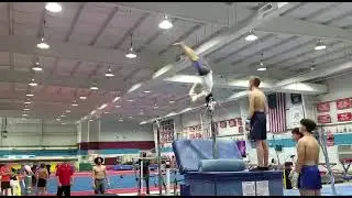 Gavin Urash, High Bar, 2021 Practice, Axcelerate Gymnastics