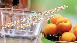 Мацерат из концентрированного абрикосового сока. Или как ароматизировать домашний алкоголь быстро