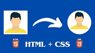 Circle avatar using HTML & CSS | This is how you can make circle avatar using HTML & CSS