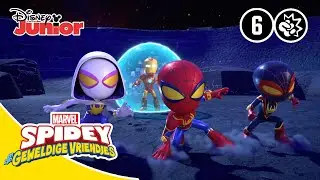 🌕 Spinnen in de Ruimte | Spidey | Disney Junior België-Nederland