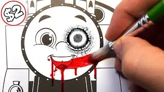 HORROR Artist vs $2 Kids Colouring Book ✍️