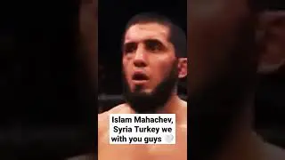 Islam Mahachev UFC 284, Syria Turkey we with you guys 🤍