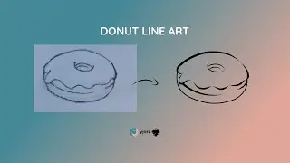 How to Make Donut (Line Art) Part 1 - Inkscape Tutorial 