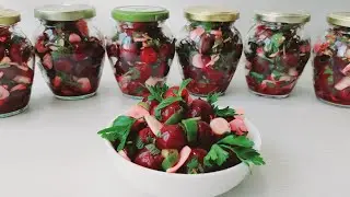 Салат который приносит миллионный доход в ресторанах! ВИШНЕВЫЙ САЛАТ! салат на зиму