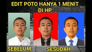Cara edit pas foto di hp mudah tanpa aplikasi