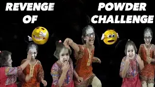 Revenge of Powder Challenge  Funny  Challenge  #mona and ajwa show