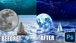 How To Apply Glowing Effect To Object-Photomontage Photoshop