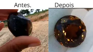 ACHEI E LAPIDEI UMA PEDRA COR DE FOGO