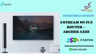 TP LINK Archer AX55  One Mesh™ WPA3(AX3000 Dual Band Gigabit Wi-Fi 6 Router)