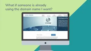 What if someone is already using the domain name?