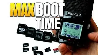 Make Zoom Recorder Boot FASTER (Speed depends on SD Card)