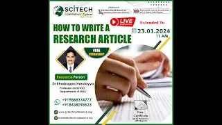 4th International Webinar   How to Write a Research Article