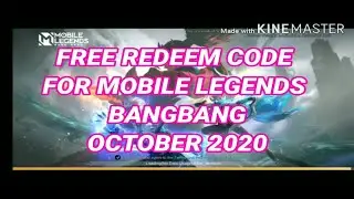 NEW FREE REDEEM CODE MOBILE LEGENDS BANGBANG OCTOBER 2020