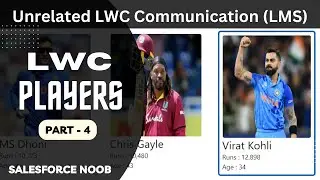 Part - 4 : Players LWC Project (Hindi) | LMS Communication In LWC | Pass data Between Unrelated LWC