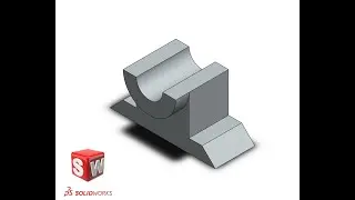Solidworks Lesson 1 : mirror entities , extruded boss/base