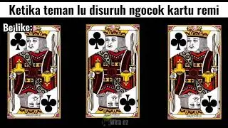 Ketika Teman lu Di Suruh Ngocok Kartu Remi...
