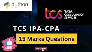 TCS Xplore IPA - CPA Coding Questions || Python || IPA || TCS