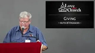 CCH Sermon 2025-03-23 - Matthew 6v19-34 - Giving - Faith and Finances - Andy Pike