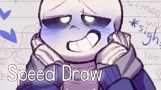【Undertale】BHC Sans - Speed Draw【SAI】