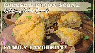 Scottish Cheese and Bacon Scone Round Favourite Family Recipe