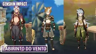 Genshin Impact: Brincando de Esconde-Esconde (Labirinto do Vento)