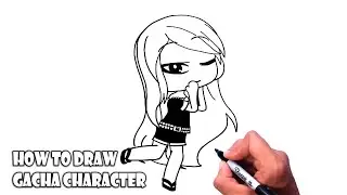 How to Draw Gacha Character | Step by step easy