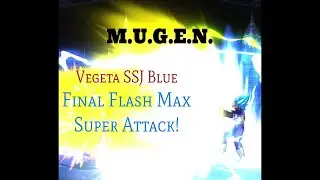 MUGEN DBS Vegeta SSJ Blue Hyper Attack(Edit) - DZX