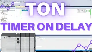 How to use TON (Timer ON Delay) timer in rslogix 5000 / Studio 5000 - 2021 - With a sample usecase