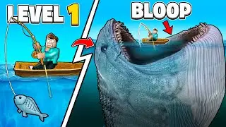 We Caught Bloop In Roblox Fishing Simultor!!