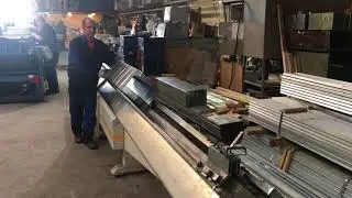 Сборка воздуховодов на туннельном станке