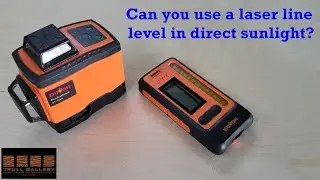 Can You Use A Laser Line Level Outside, In Direct Sunlight?