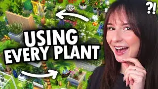 Can I build a house using EVERY PLANT in The Sims 4?
