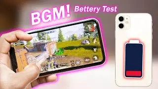 iPhone 11, BGMi Battery drain test 2023 !! How many hours can play?