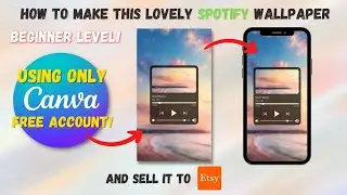 CANVA Tutorial: How To Make a Spotify Look-A-Like Wallpaper
