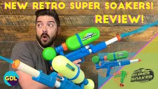 New Retro Super Soaker Review! XP100 and XP20 Target Exclusive Nerf Super Soakers!