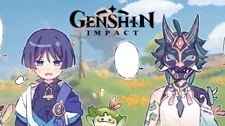 Scaramouche va a Liyue - Genshin Impact comic (FANDUB)