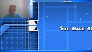 Батя проходит спам челлендж головой сына | Geometry Dash