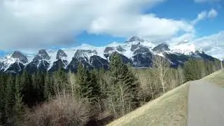 Bike Ride Along Legacy Trail, Canmore, Canada | Cannondale Quick |