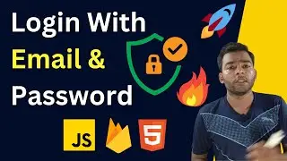 🚀🔥  Firebase authentication guide Login with Email and Password