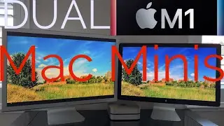 Dual M1 Mac Minis on Dual apple displays