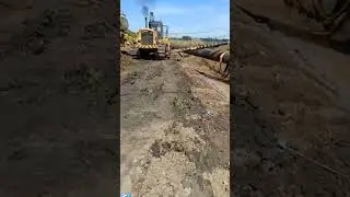 оторвало трос на трубоукладчике 