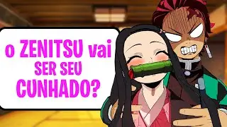 Nezuko vai CASAR com o Zenitsu? | Tanjiro e Nezuko Respondem em Demon Slayer VR