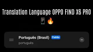 Translation Language OPPO FIND X6 PRO 📱🔥 - #oppo #coloros14 #findx6pro #setedit #settings #language