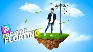 Creative Floating island Effect | PicsArt Editing Tutorial | Flying island Effect Editing | RTWORLD