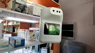 Стационарный бесконтактный инфракрасный термометр HG02  infrared thermometer